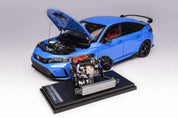 1/18 Motorhelix Honda Civic Type-R (FL5) (Blue) with Extra Engine Limited