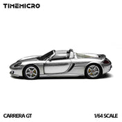 TimeMicro Carrera GT Silver Die-Cast Car Model