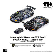 Trends Hobby TH 1/64 Lamborghini  Huracan GT3 EVO2 GT World Challenge Asian Cup GTWCA Malaysia 2026