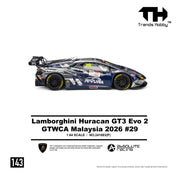 Trends Hobby TH 1/64 Lamborghini  Huracan GT3 EVO2 GT World Challenge Asian Cup GTWCA Malaysia 2026