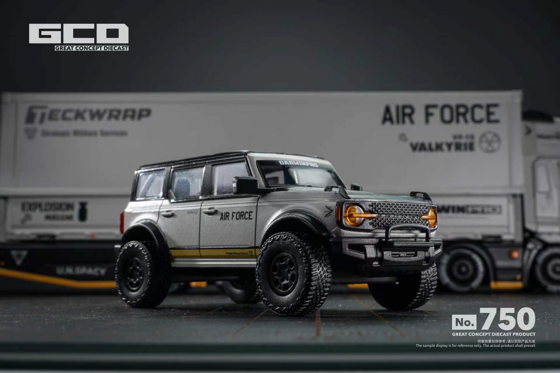 GCD 1/64 The Fierce Horse – DarwinPRO AIR FORCE Battle Gray paint scheme