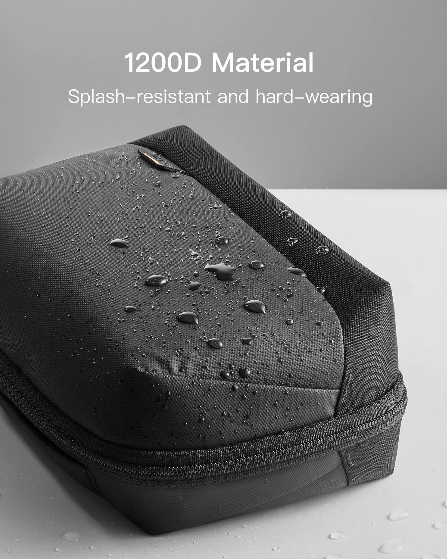 Inateck Accessories Bag - Multipurpose Electronics Organizer with 180° Open