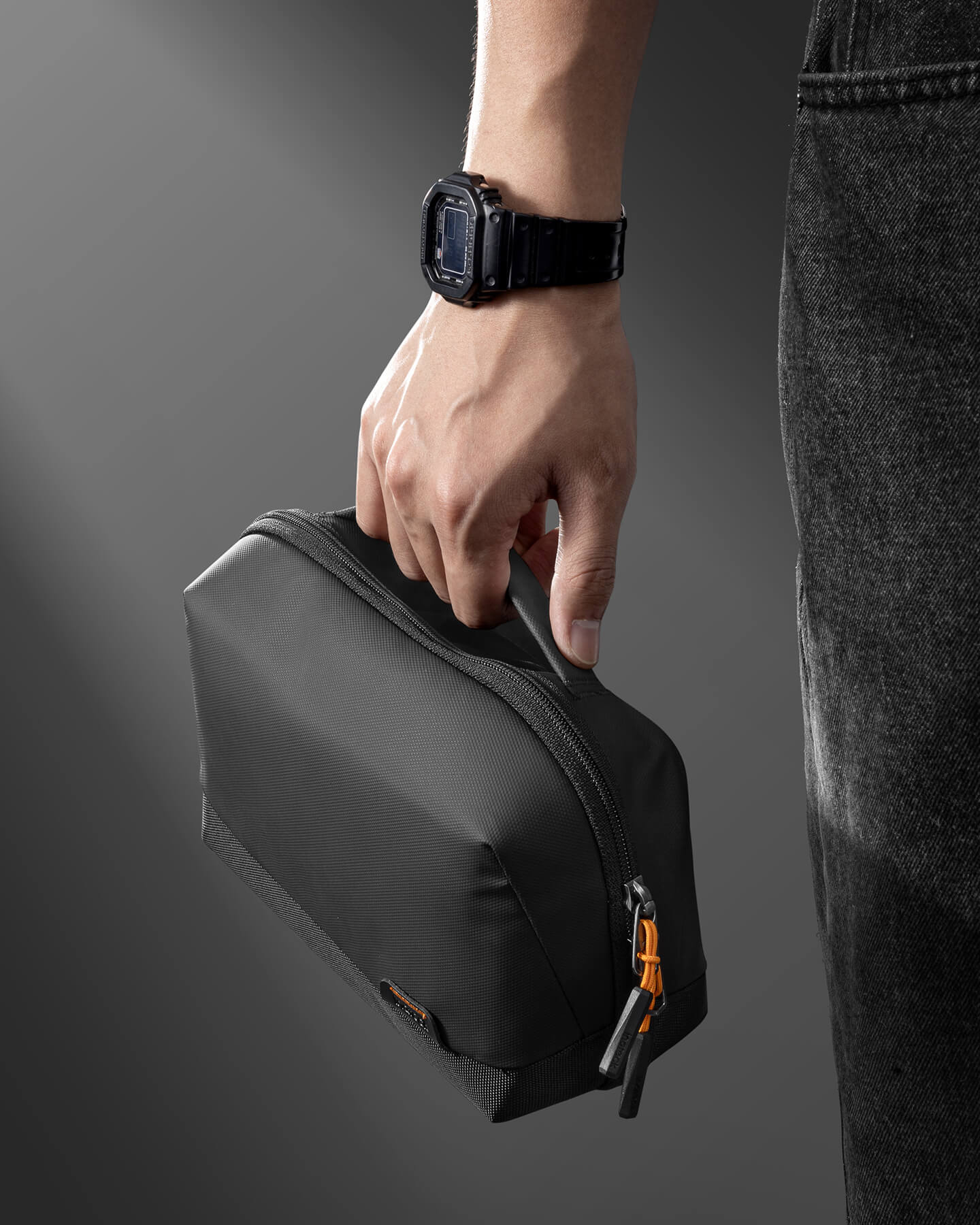 Inateck Accessories Bag - Multipurpose Electronics Organizer with 180° Open