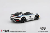 MINI GT 1:64 PORSCHE 911 DAKAR RALLY 1974 – WHITE - PRE ORDER