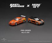 MINIGT 1/64 Toyota Supra BOMEX " The Fast and the Furious"  Brian O'Conner / Blister Packaging