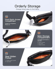 Inateck sling bag - Lightweight Crossbody Bag with Quick-adjust Strap