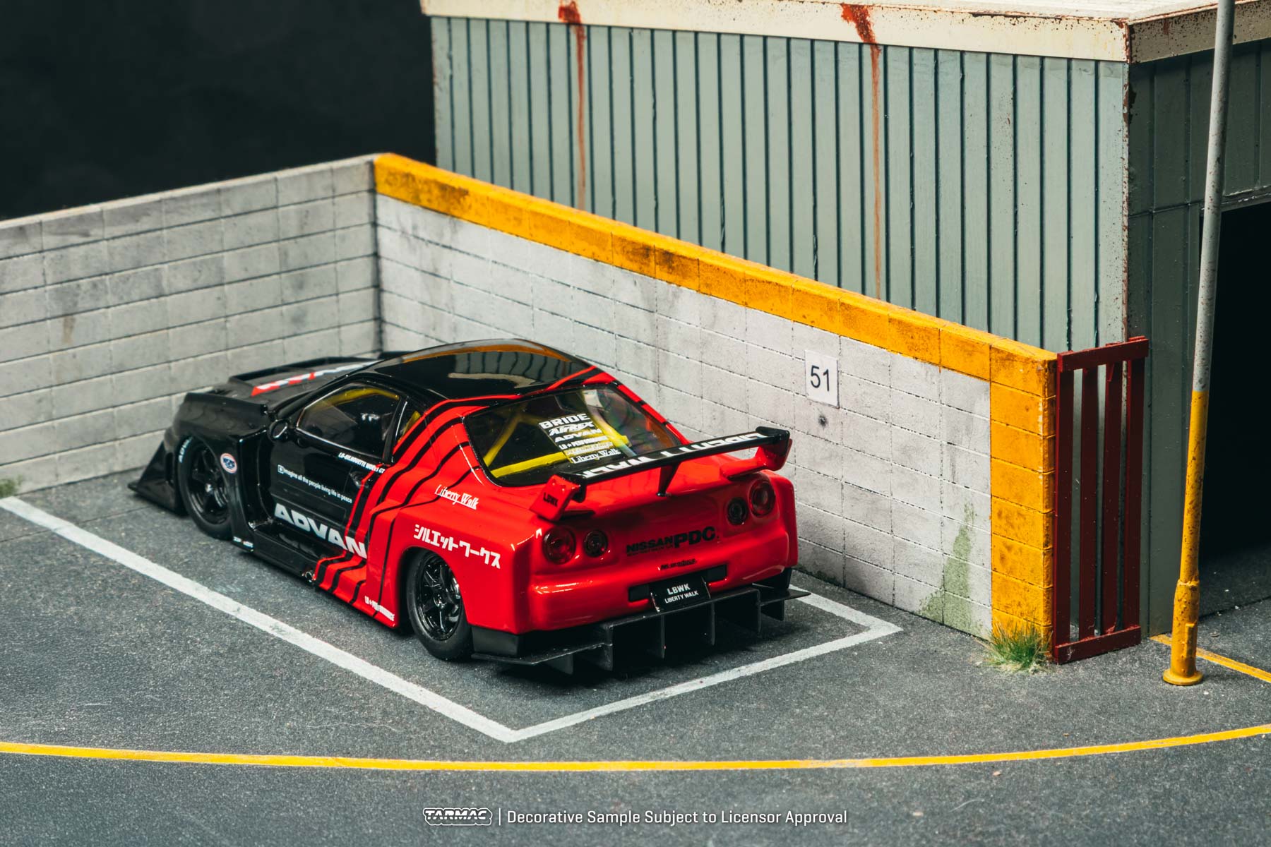 Tarmac Works 1:43 - Nissan LB-ER34 Super Silhouette SKYLINE ADVAN