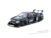 Tarmac Works 1:43 LB-ER34 Super Silhouette SKYLINE Black (T43-021-BK)