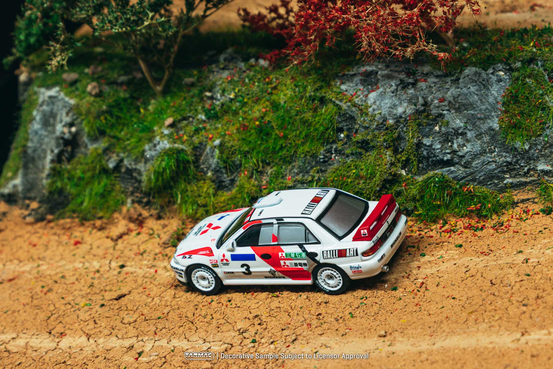 Tarmac Work 1/64 Mitsubishi Lancer Evolution II Hong Kong Beijing Rally 1994 K. Eriksson / S. Parmander