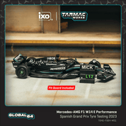Tarmac Works 1:64 Mercedes-AMG F1 W14 E Performance Spanish Grand Prix Tyre Testing 2023 Mick Schumacher