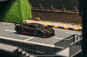 Tarmac Works - Koenigsegg Agera RS  Black Carbon Fiber / Red Accents