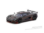 Tarmac Works - Koenigsegg Agera RS  Black Carbon Fiber / Red Accents