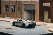 Tarmac Works - Koenigsegg Regera  Silver Metallic / Blue Accents