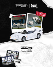 Tarmac Works - Porsche 911 GT1 White