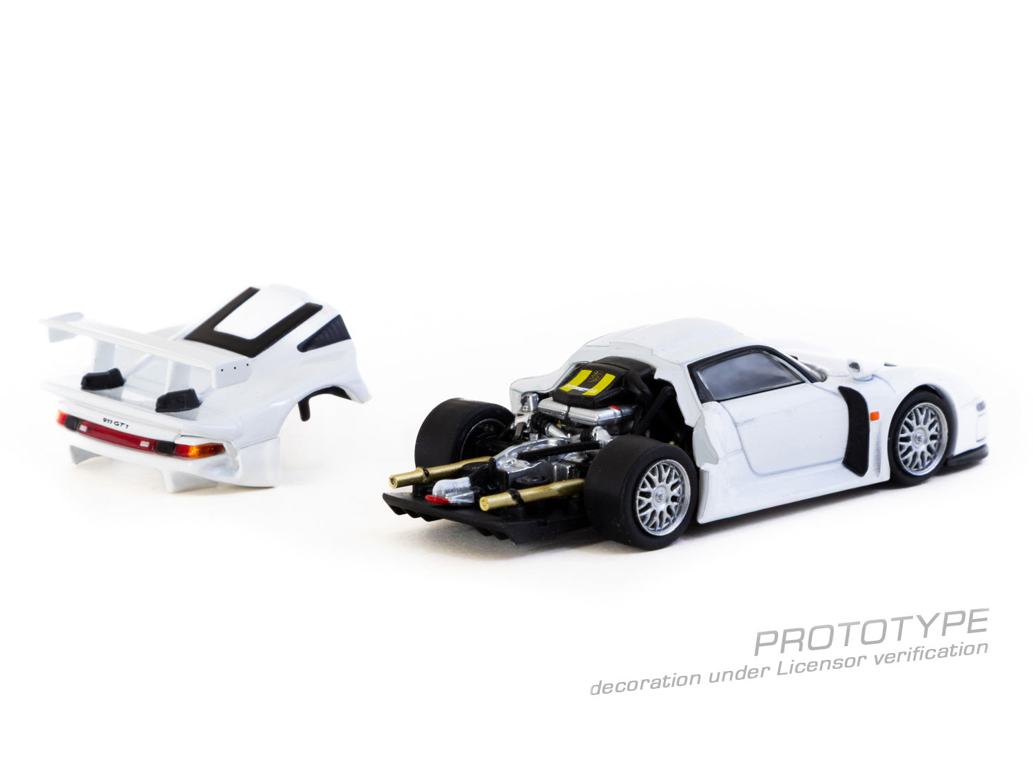 Tarmac Works - Porsche 911 GT1 White