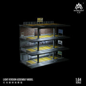 AMERICAN STEEL FRAME STYLE GARAGE LIGHTING VERSION ASSEMBLY SCENE