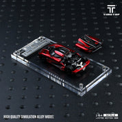 TIME TOP 1:64 Koenigsegg one1 - Metallic Red - Gift Box Edition