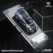 TimeTop 1:64 Koenigsegg One-1 police car simulation alloy car model