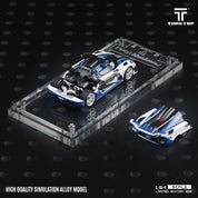 TimeTop 1:64 Koenigsegg One-1 police car simulation alloy car model