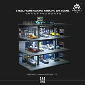 STEEL FRAME GARAGE LIGHT VERSION ASSEMBLY SCENE