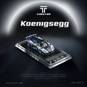 TimeTop 1:64 Koenigsegg One-1 police car simulation alloy car model