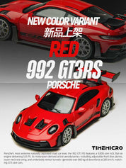 Time Micro 1:64 992 GT3RS Red Alloy Car Model