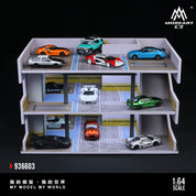 MoreArt1:64 Japanese Parking Building Scene C Simulation Model