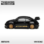 TimeMicro × PSC DESIGN 1:64 Beetle RS, Black Gold Metallic, Authentic