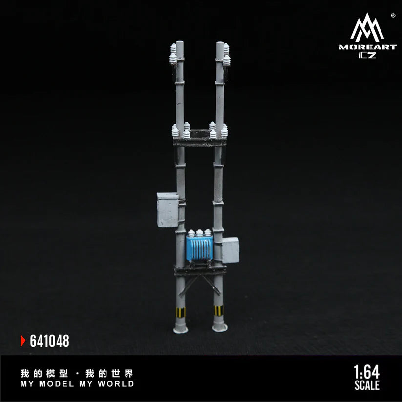 新品上市：MoreArt 华艺 1:64 微缩模型 电线杆
