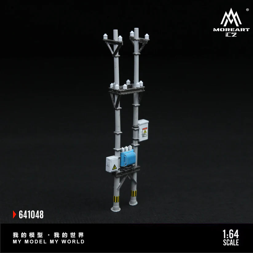 新品上市：MoreArt 华艺 1:64 微缩模型 电线杆