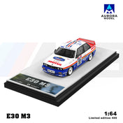 AM Aurora 1:64 BMW E30 Lafimon &amp; McLaren 720S Shark Painted small scale alloy car model