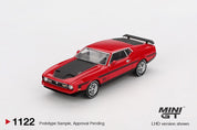 MINIGT 1/64 -  Ford Mustang Mach1 1971 Race Red