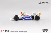 MINIGT - Toleman TG184 #19 Ayrton Senna 1984 Monaco Grand Prix 2nd Place - MGT01118