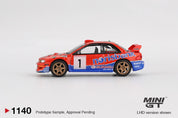 MINIGT 1/64 - Subaru Impreza WRC97 #1 1999 DRM Champion