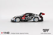 MINIGT 1/64 - Porsche 911 GT3 R #77 AO Racing 2025 IMSA  Petit Le Mans BL