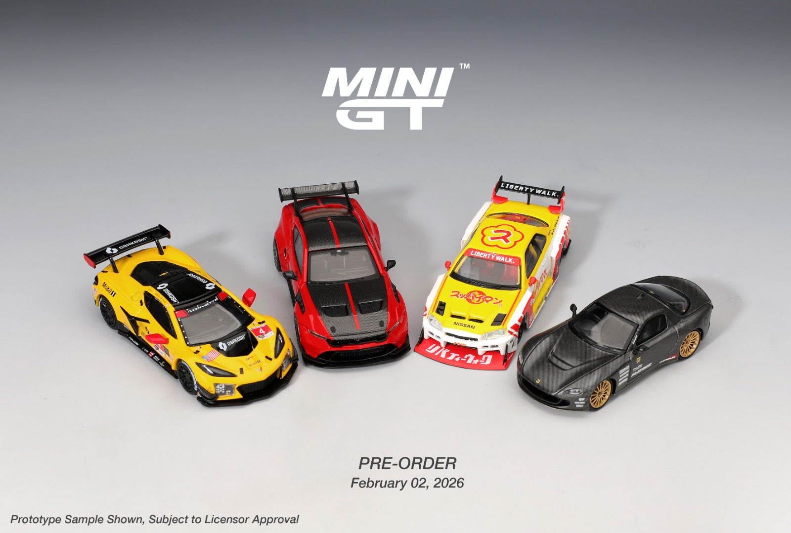 MINIGT 1/64 Ford Mustang GTD Race Red