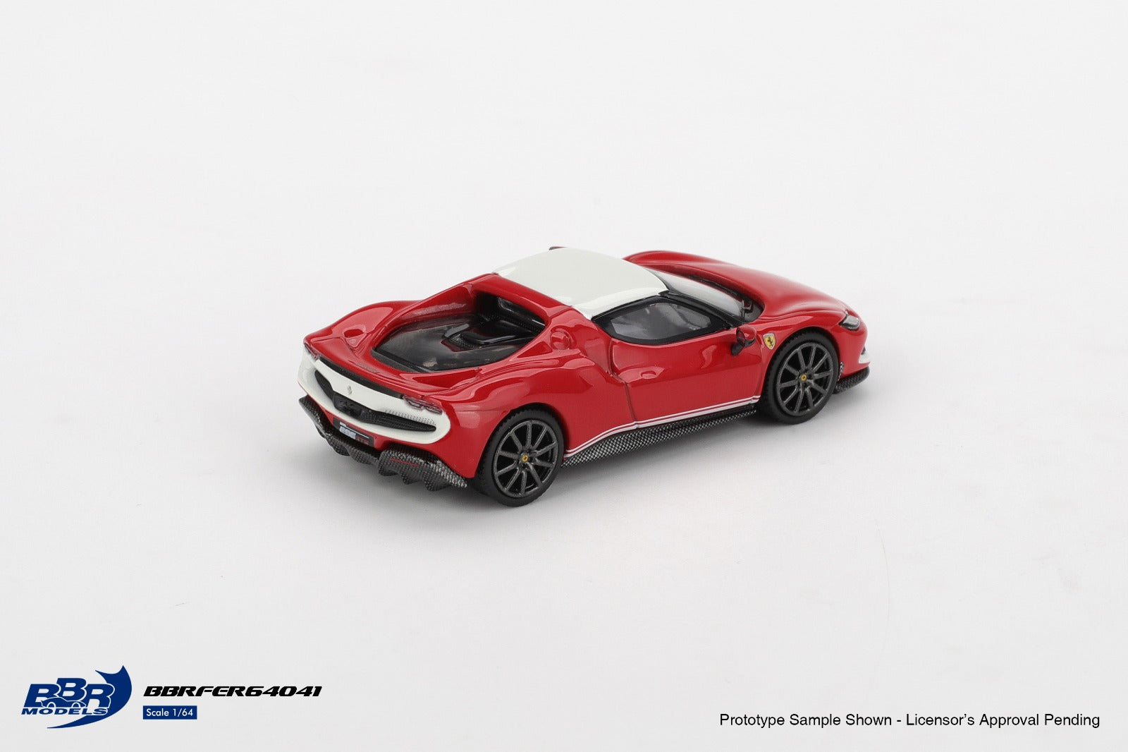 BBR 1/64 Ferrari 296 GTB Asseto Fiorano F2004 Tribute livery