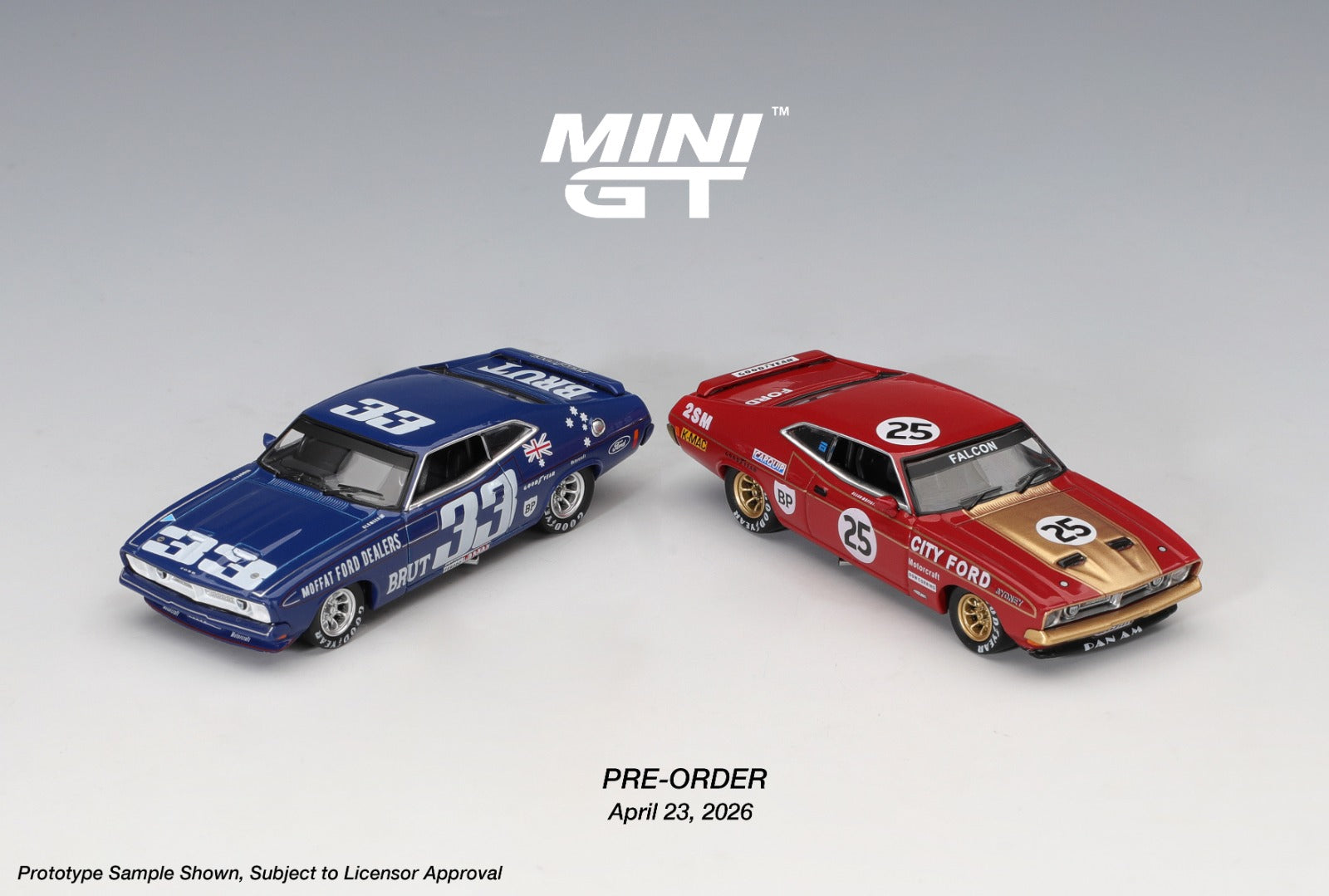 MINIGT 1/64 Ford XB Falcon GT #33 1974 Bathurst 1000 / Australia Exclusive (NO CHASE CAR)