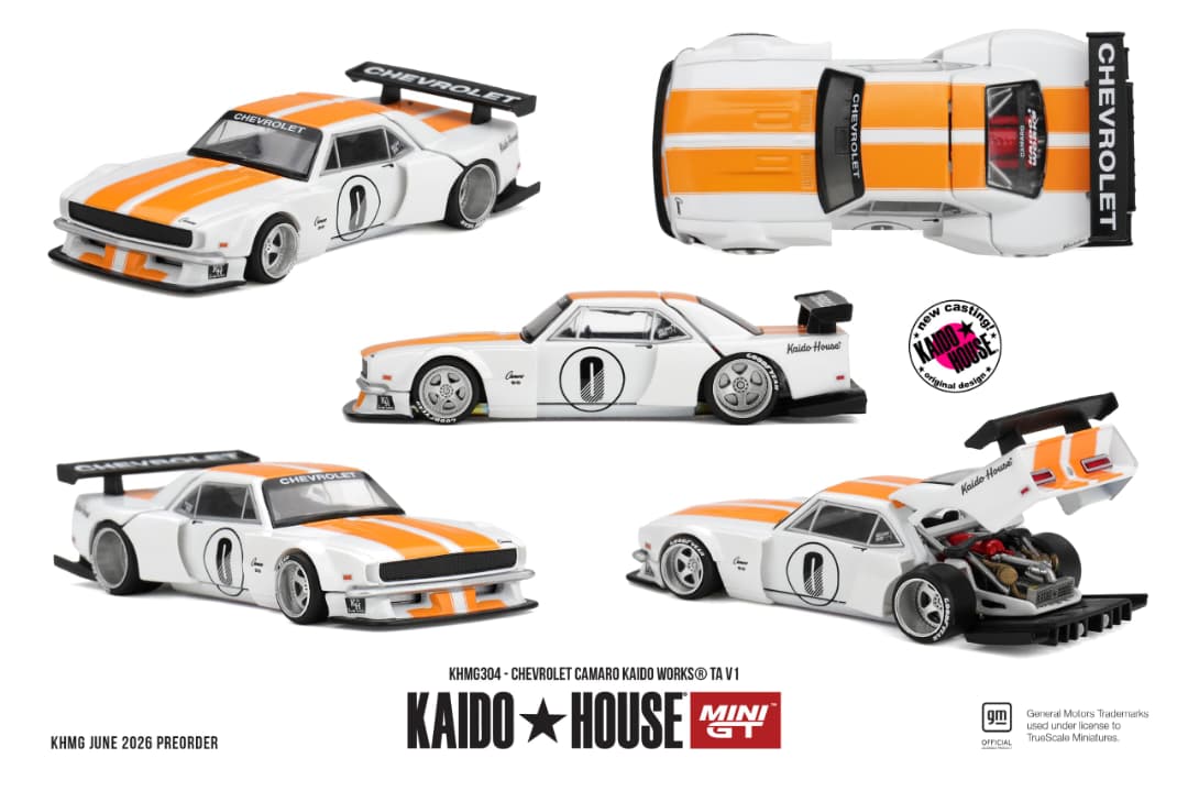 KAIDO HOUSE X MINI GT 1/64 Chevrolet Camaro KAIDO WORKS TA V1