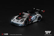 MINIGT 1/64 Porsche 911 GT3 R (992) #77 AO Racing "Skeleton Rexy" 2026 IMSA Petit Le Mans