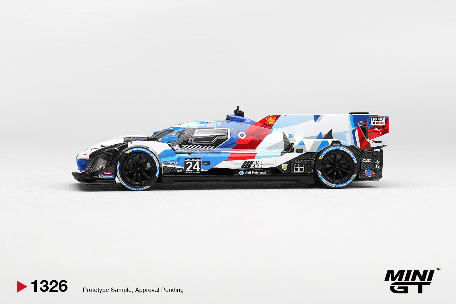 MINIGT 1/64 BMW M Hybrid V8 GTP #24 BMW M Team RLL 2024 IMSA Daytona 24 Hrs