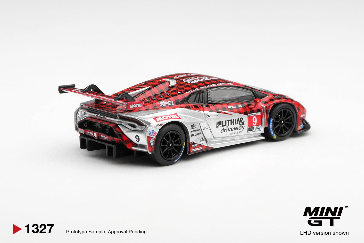 MINIGT 1/64 Lamborghini Huracan GT3 EVO2 #9 Pfaff Motorsports 2025 IMSA WeatherTech GTD Pro