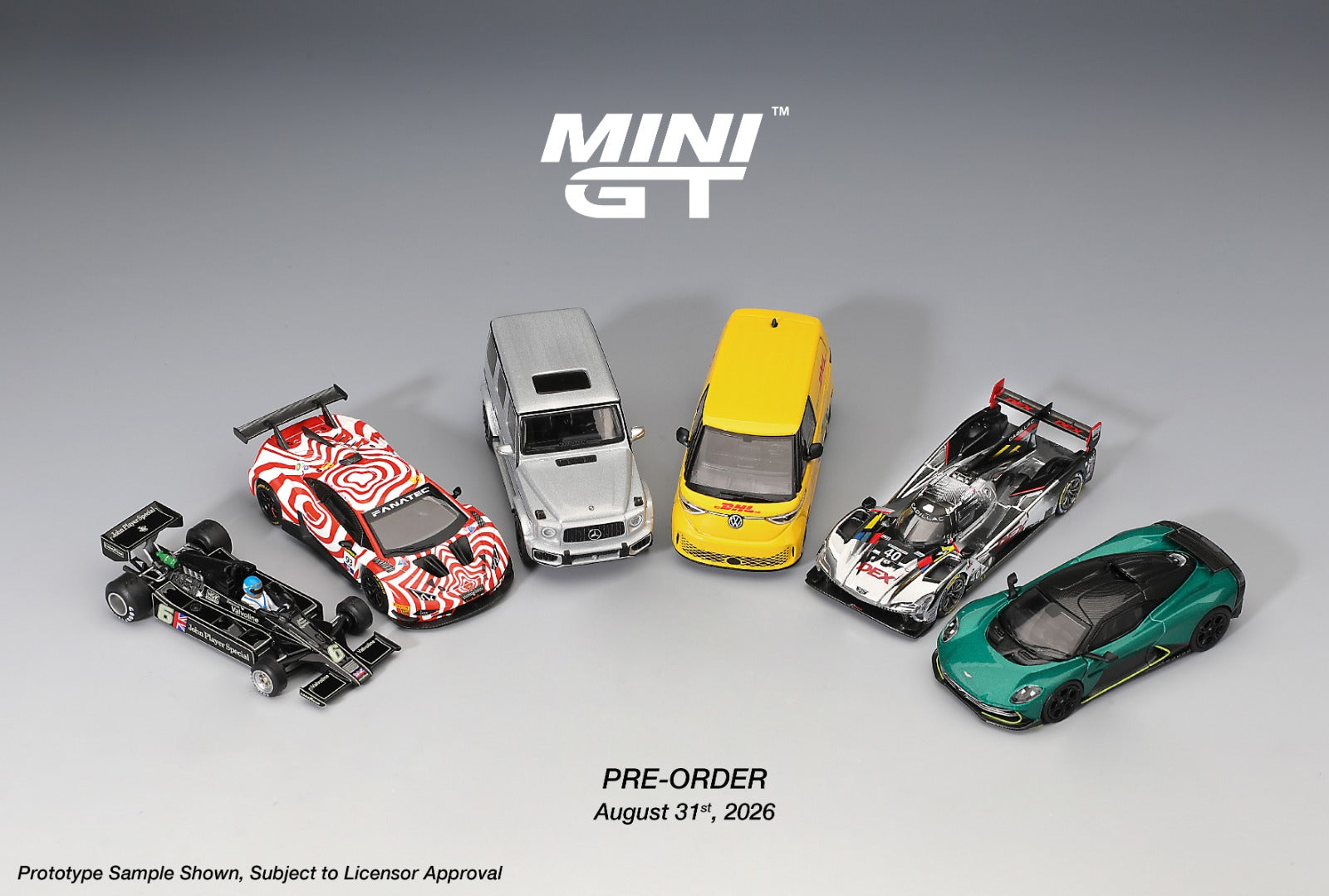 MINIGT 1/64 Aston Martin Valhalla Podium Green