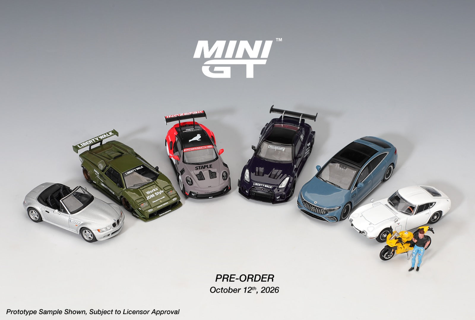 MINIGT 1/64 BMW Z3 Titanium Silver
