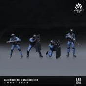 MOREART 1:64 ARMED POLICE DOLL C SET RESIN MODEL (Copy)