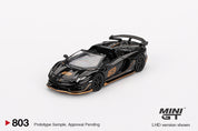 MINIGT 1:64 Lamborghini Aventador SVJ 63 Roadster Nero Aldebaran