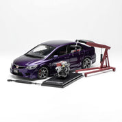 1/18 Honda Civic Type R (FD2) 2007  Deep Violet Pearl – MOTORHELIX