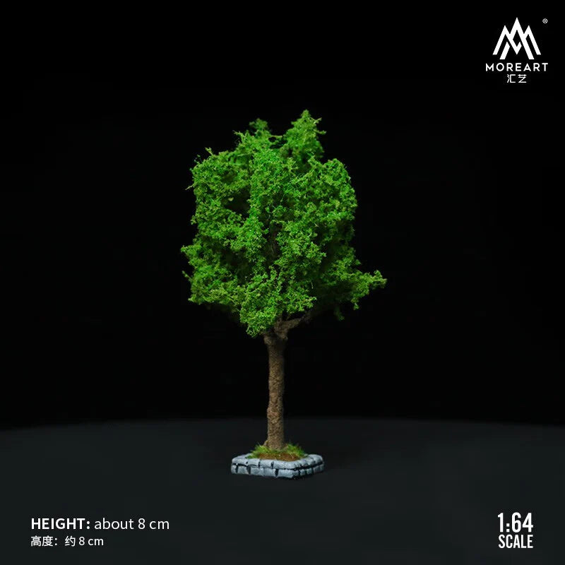 GREEN MODEL TREE SCENE ACCESSORIES