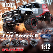 MJX Hyper Go H12P 1/12 RC Crawler – Licensed Ford Bronco Baja 1000 Edition