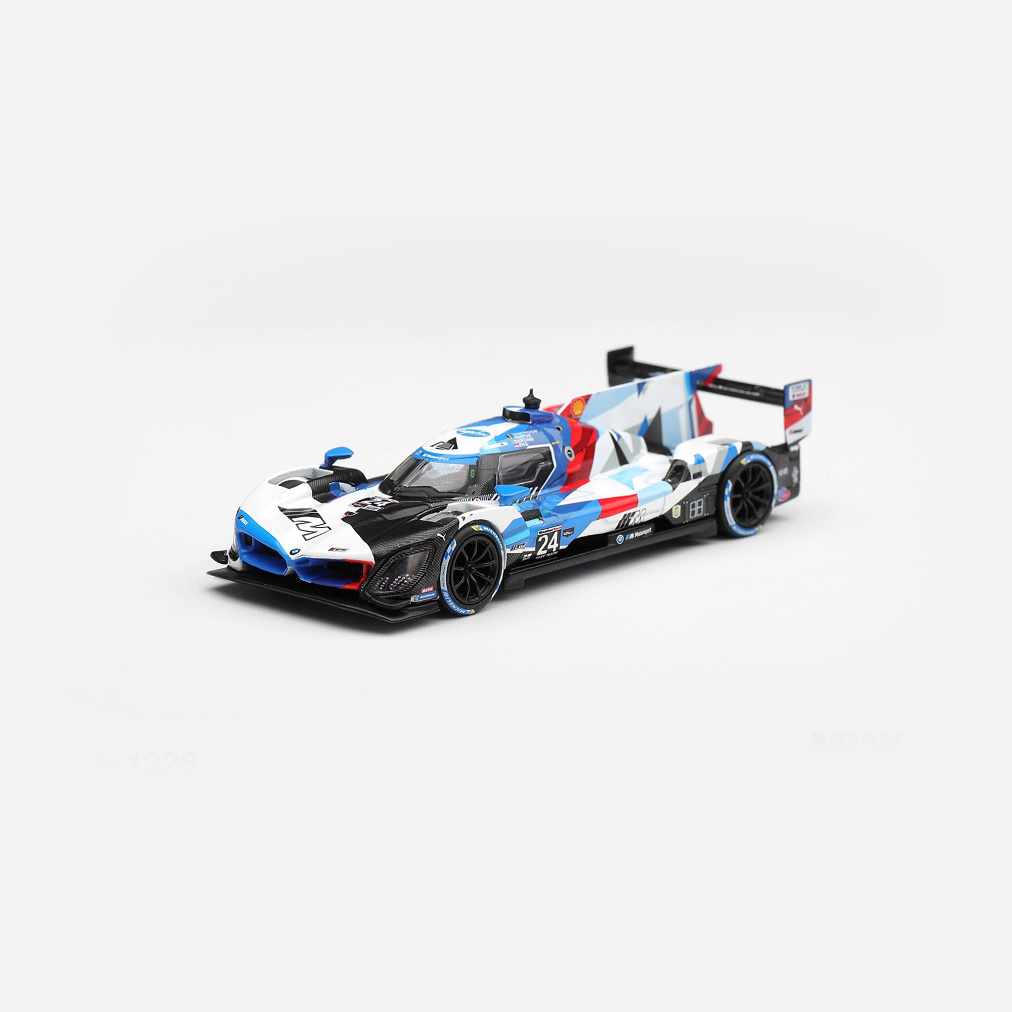 MINIGT 1/64 BMW M Hybrid V8 GTP #24 BMW M Team RLL 2024 IMSA Daytona 24 Hrs
